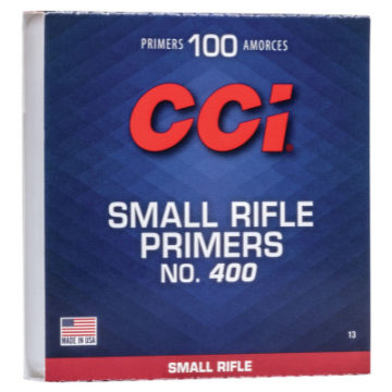 CCI #400 Small Rifle Primers (1000 ct box)