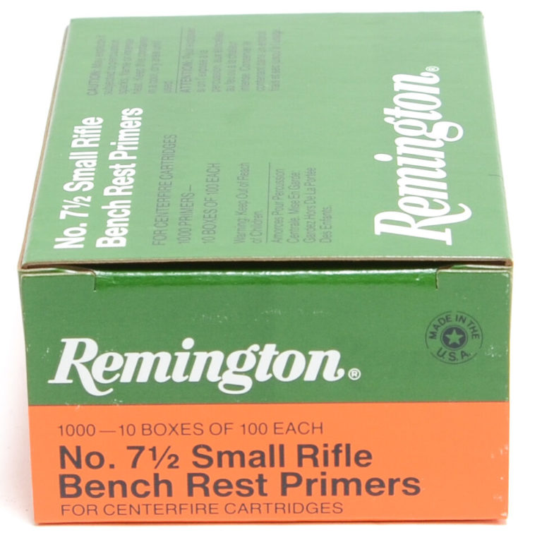 Remington 7 1/2 Small Rifle Bench Rest Primers (1000 ct box)